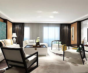 Stylish avant-garde living room design 89