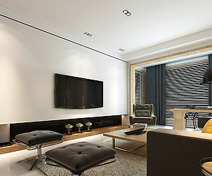 Stylish avant-garde living room design 93