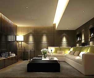 Stylish avant-garde living room design 104