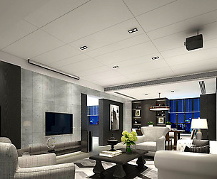 Stylish avant-garde living room design 122