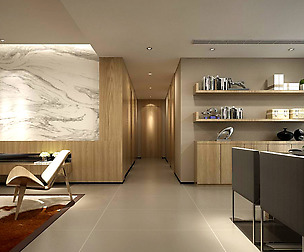 Stylish avant-garde living room design 143