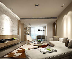 Stylish avant-garde living room design 167