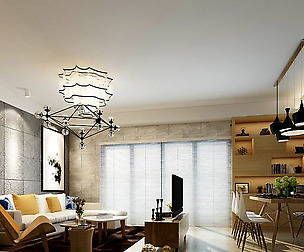 Stylish avant-garde living room design 179