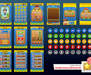 Mobile Game GUI Pack 04
