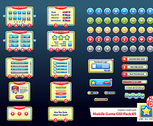 Mobile Game GUI Pack 05