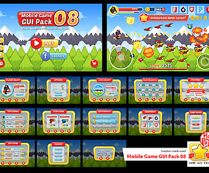 Mobile Game GUI Pack 08
