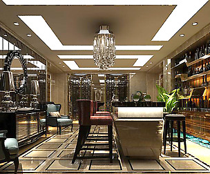 Stylish family living room design 06