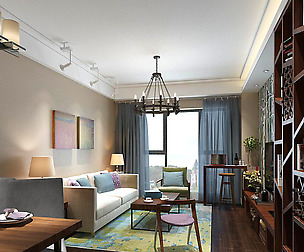 Stylish family living room design 10