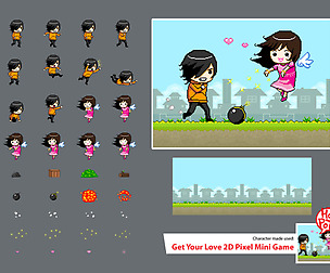 Get Your Love 2D Pixel Mini Game