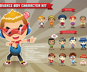 Advance Boy Character Kit
