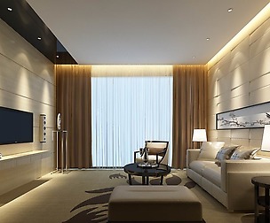 Avant-garde luxury family living room 15