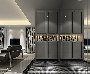 Avant-garde luxury family living room 17