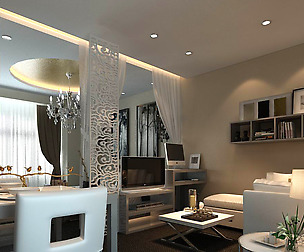 Avant-garde luxury family living room 18