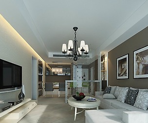 Avant-garde luxury family living room 24