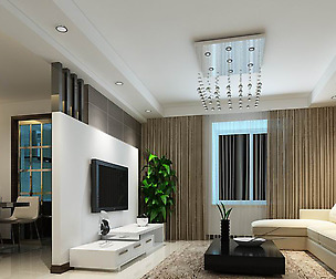 Avant-garde luxury family living room 30