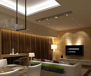 Avant-garde luxury family living room 32