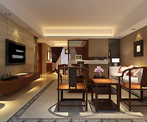 Avant-garde luxury family living room 57