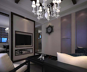 Avant-garde luxury family living room 62