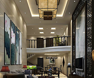 Avant-garde luxury family living room 68