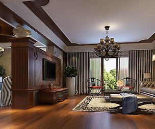 Avant-garde luxury family living room 102