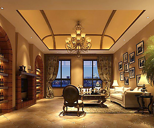Balinese style living room design 01