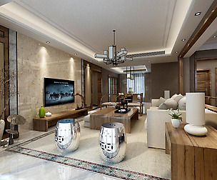 Chinese living room design 06