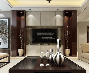 Chinese living room design 07