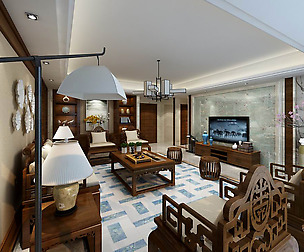Chinese living room design 10