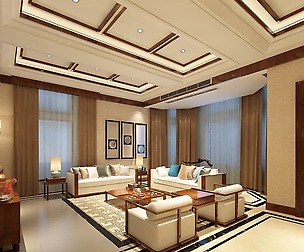 Chinese living room design 12