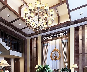 Chinese living room design 13