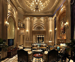 European living room design  01