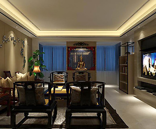 Fashion luxury family living room - 04