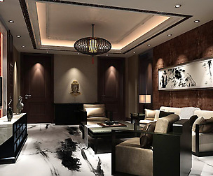 Fashion luxury family living room - 11
