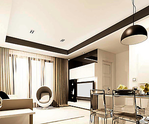 Fashion luxury family living room - 13