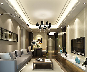 Fashion luxury family living room - 14