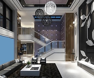 Fashion luxury family living room - 23