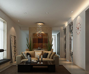 Fashion luxury family living room - 24
