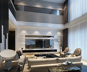 Fashion luxury family living room - 26