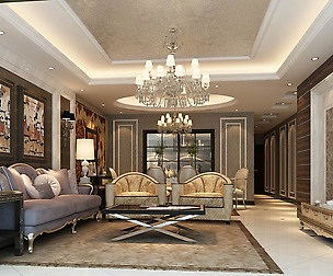 Fashion luxury family living room - 27
