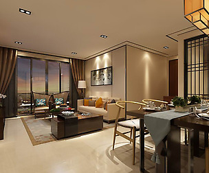 Fashion luxury villa reception living room - 21