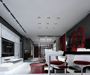 Fashion luxury villa reception living room - 26