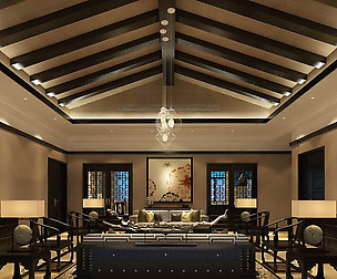 Fashion luxury villa reception living room - 28
