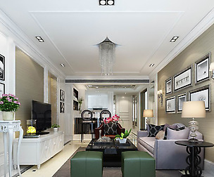 Fashion luxury villa reception living room - 138