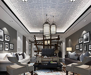 Fashionable avant-garde living room design 11