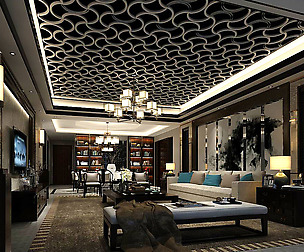 Fashionable avant-garde living room design 12