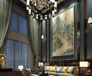 Fashionable avant-garde living room design 15