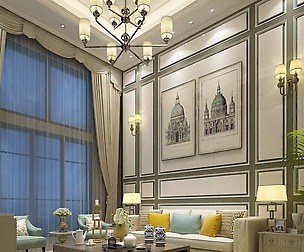 Fashionable avant-garde living room design 16