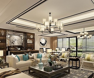 Fashionable avant-garde living room design 23