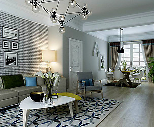 Fashionable avant-garde living room design 29