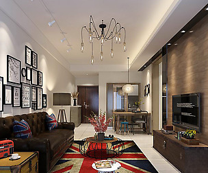 Fashionable avant-garde living room design 31